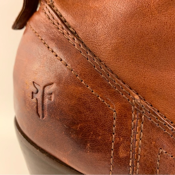 Frye Lara Short Slouch Leather Booties - Picture 5 of 8